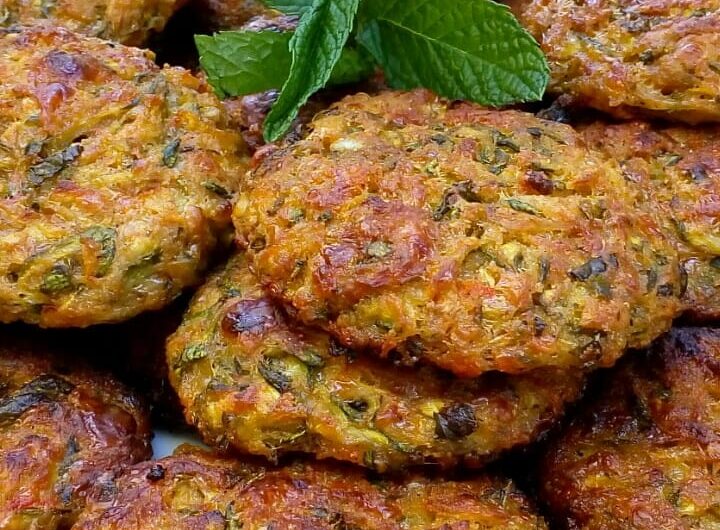 Μπιφτέκια λαχανικών, ψημένα στο φούρνο