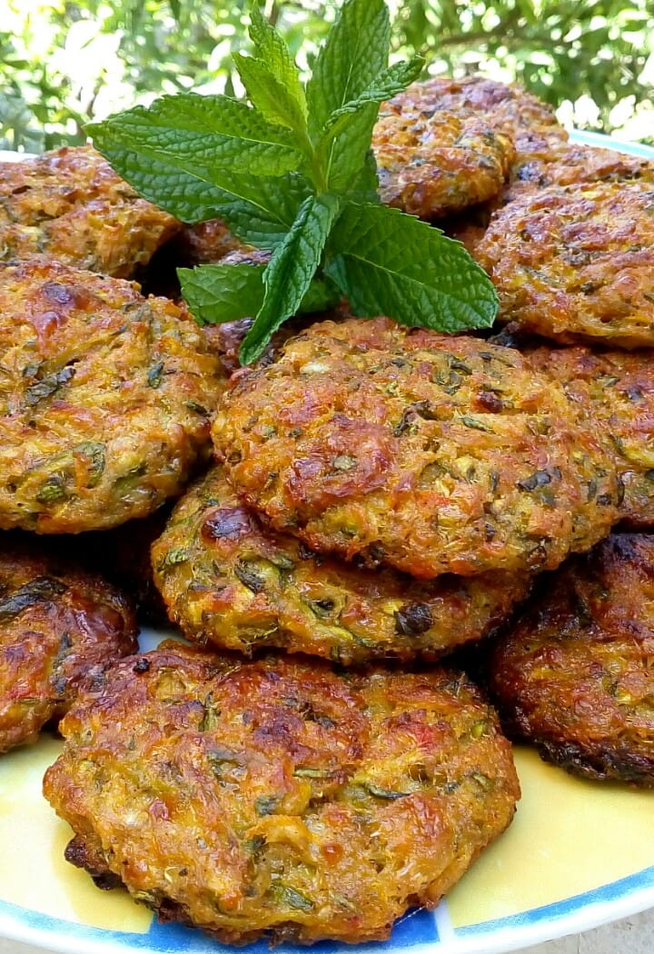 Μπιφτέκια λαχανικών, ψημένα στο φούρνο