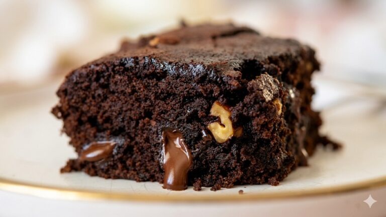 Νηστίσιμο brownie χωρίς γάλα και αυγά, έτοιμο σε πέντε λεπτά χωρίς μίξερ!