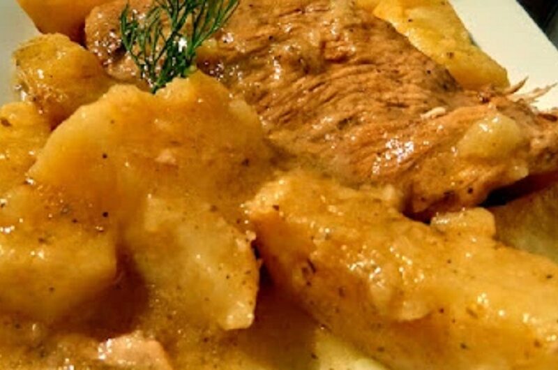 Γαλοπούλα φιλέτο με πατάτες κατσαρόλας