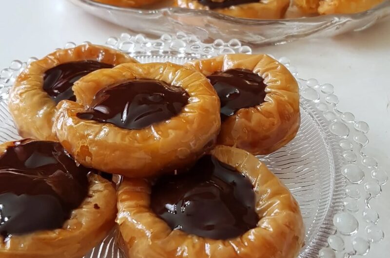 Εύκολες φωλίτσες κρούστας, με σοκολάτα!