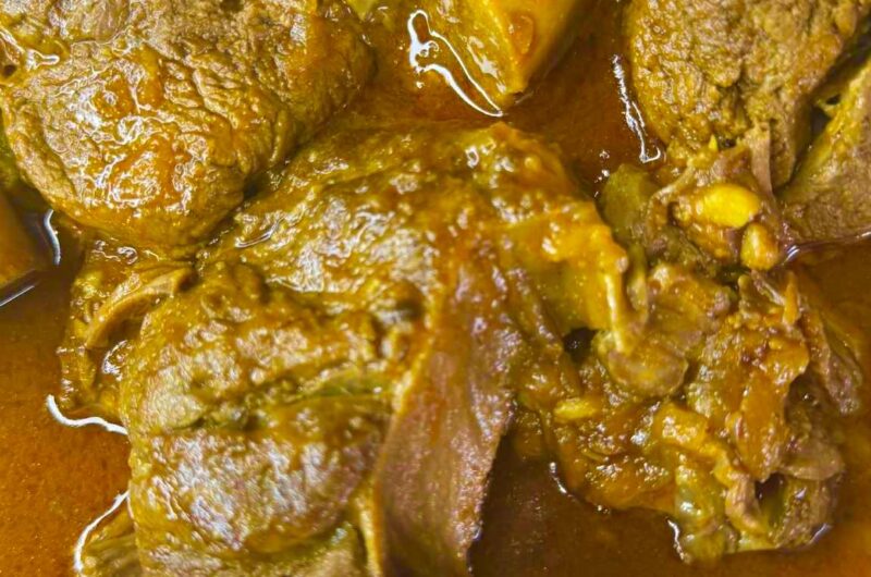 Οσομπούκο κοκκινιστό σκορδάτο