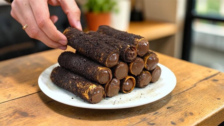 Τραγανά σοκολατένια πουράκια, εύκολα και νηστίσιμα!