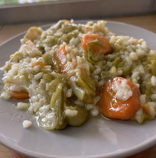 Πρασόρυζο, σκέτο γλύκισμα!