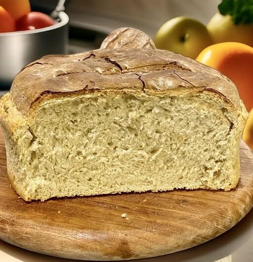 Αφράτο, σπιτικό ψωμί χωρίς ζύμωμα με προζύμι!