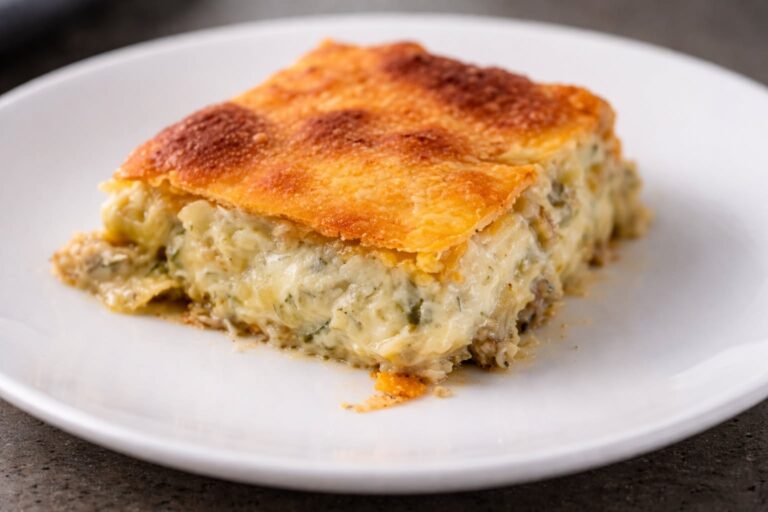 Πίτα με μανιτάρια και κρεμμύδια