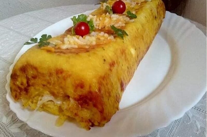 Ρολό πατάτας γεμιστό, εκπληκτικό!