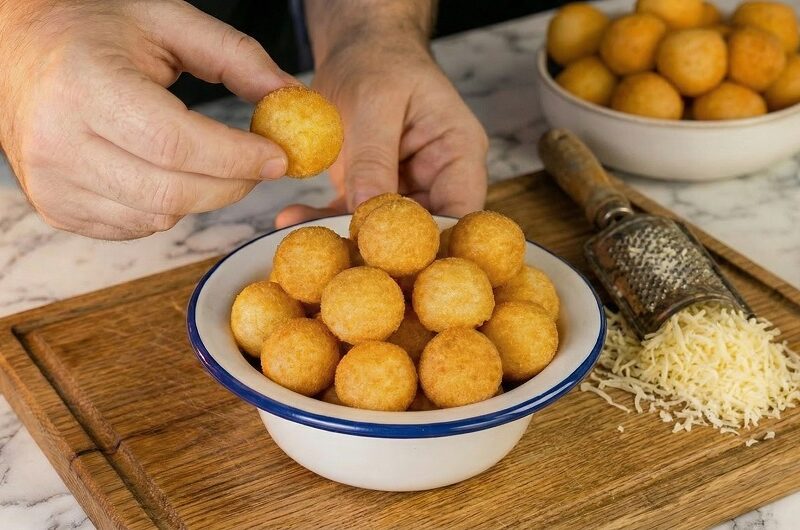 Τυροκροκέτες μόνο με δυο υλικά, το γρήγορο και τέλειο ορεκτικό!