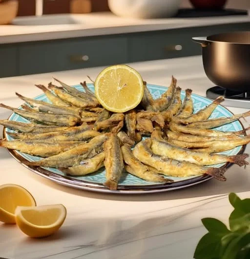 Ψάρια (γαύρος) στο φούρνο, σε οκτώ λεπτά σαν τηγανιτά!