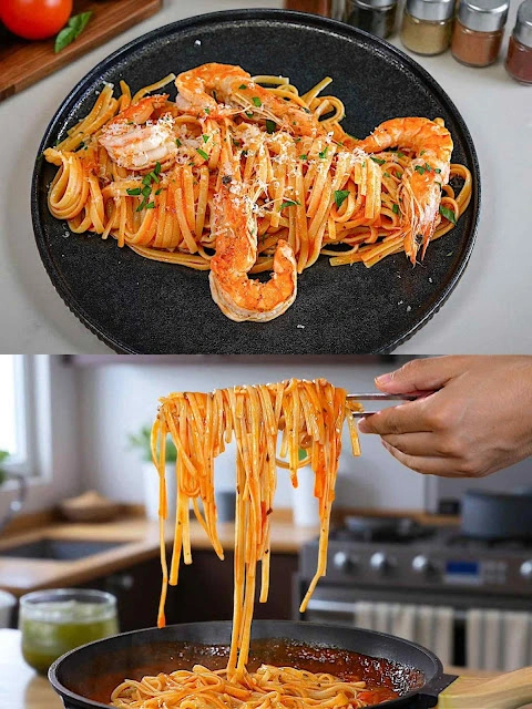 Η απόλυτη γαριδομακαρονάδα με ελάχιστα υλικά!