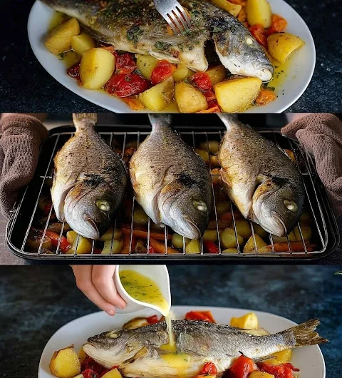 Τσιπούρες με λαχανικά